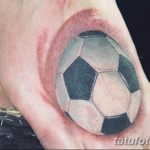 фото футбольный мяч 29.03.2019 №131 - tattoo soccer ball - tatufoto.com