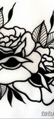 черно белый эскиз тату в стиле олд скул 11.03.2019 №015 — tattoo sketch — tatufoto.com