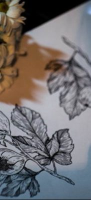 черно белый эскиз тату вариант рисунка 11.03.2019 №039 — tattoo sketch — tatufoto.com