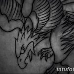 черно белый эскиз тату рисункок орел 11.03.2019 №080 - tattoo sketch - tatufoto.com