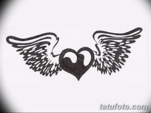 черно белый эскиз тату рисункок сердце 11.03.2019 №086 - tattoo sketch - tatufoto.com