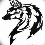 черно белый эскиз тату с животным 09.03.2019 №050 - tattoo sketch - tatufoto.com