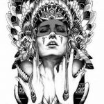 черный тату эскиз для девушки 08.03.2019 №066 - tattoo sketches - tatufoto.com