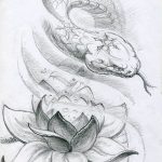 черный тату эскиз для девушки 08.03.2019 №073 - tattoo sketches - tatufoto.com