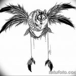 черный тату эскиз для девушки 08.03.2019 №086 - tattoo sketches - tatufoto.com
