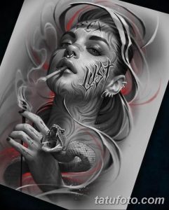 чикано тату эскизы девушки 08.03.2019 №015 - tattoo sketches - tatufoto.com
