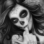 чикано тату эскизы девушки 08.03.2019 №021 - tattoo sketches - tatufoto.com