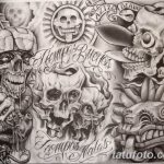 чикано тату эскизы девушки 08.03.2019 №060 - tattoo sketches - tatufoto.com