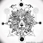 эскиз льва для тату на руку 08.03.2019 №007 - tattoo on hand - tatufoto.com