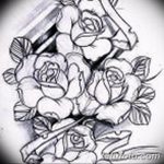 эскиз розы для тату девушке 08.03.2019 №006 - tattoo sketches - tatufoto.com
