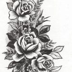 эскиз розы для тату девушке 08.03.2019 №011 - tattoo sketches - tatufoto.com