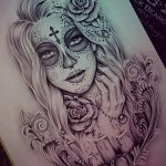 эскиз тату для девушки 08.03.2019 №004 - tattoo sketches for girls - tatufoto.com