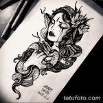 эскиз тату для девушки 08.03.2019 №009 - tattoo sketches for girls - tatufoto.com