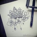 эскиз тату для девушки 08.03.2019 №010 - tattoo sketches for girls - tatufoto.com