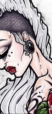 эскиз тату для девушки 08.03.2019 №027 — tattoo sketches for girls — tatufoto.com
