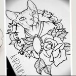 эскиз тату для девушки 08.03.2019 №057 - tattoo sketches for girls - tatufoto.com