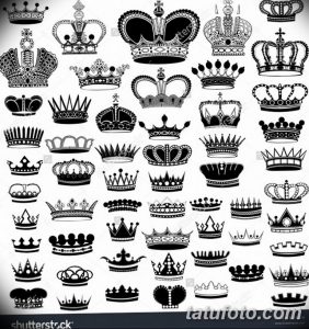 эскиз тату корона для девушек 08.03.2019 №014 - tattoo sketches - tatufoto.com
