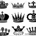 эскиз тату корона для девушек 08.03.2019 №019 - tattoo sketches - tatufoto.com