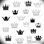 эскиз тату корона для девушек 08.03.2019 №026 - tattoo sketches - tatufoto.com