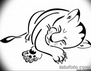 эскиз тату кошка для девушек 08.03.2019 №026 - tattoo sketches - tatufoto.com