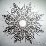 эскиз тату мандала для девушек 08.03.2019 №001 - tattoo sketches - tatufoto.com