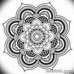 эскиз тату мандала для девушек 08.03.2019 №022 - tattoo sketches - tatufoto.com