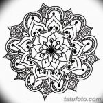 эскиз тату мандала для девушек 08.03.2019 №027 - tattoo sketches - tatufoto.com