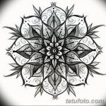 эскиз тату мандала для девушек 08.03.2019 №030 - tattoo sketches - tatufoto.com