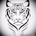 эскиз тату тигра мужские 09.03.2019 №002 - tattoo sketches - tatufoto.com