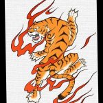эскиз тату тигра мужские 09.03.2019 №022 - tattoo sketches - tatufoto.com