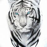 эскиз тату тигра мужские 09.03.2019 №030 - tattoo sketches - tatufoto.com