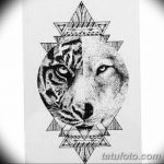 эскиз тату тигра мужские 09.03.2019 №033 - tattoo sketches - tatufoto.com
