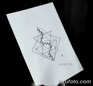 эскизы тату для девушек геометрия 08.03.2019 №004 - tattoo sketches - tatufoto.com