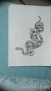 эскизы тату змей для девушек 08.03.2019 №005 - tattoo sketches - tatufoto.com