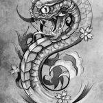 эскизы тату змей для девушек 08.03.2019 №023 - tattoo sketches - tatufoto.com