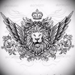 эскизы тату корона мужская 09.03.2019 №022 - tattoo sketches - tatufoto.com