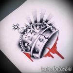 эскизы тату корона мужская 09.03.2019 №029 - tattoo sketches - tatufoto.com