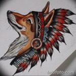 эскизы тату лисы для девушек 08.03.2019 №015 - tattoo sketches - tatufoto.com