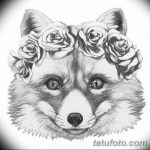 эскизы тату лисы для девушек 08.03.2019 №031 - tattoo sketches - tatufoto.com