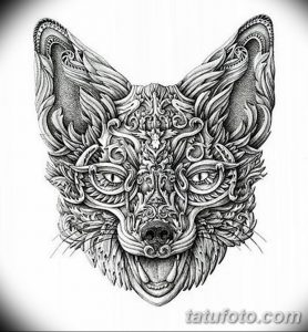эскизы тату лисы для девушек 08.03.2019 №035 - tattoo sketches - tatufoto.com