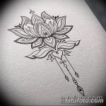 эскизы тату лотоса для девушек 08.03.2019 №004 - tattoo sketches - tatufoto.com