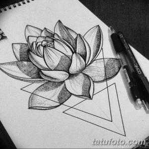эскизы тату лотоса для девушек 08.03.2019 №010 - tattoo sketches - tatufoto.com
