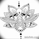 эскизы тату лотоса для девушек 08.03.2019 №026 - tattoo sketches - tatufoto.com