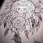 эскизы тату львов для девушек 08.03.2019 №020 - tattoo sketches - tatufoto.com