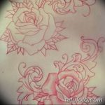 эскизы тату розы мужские 09.03.2019 №009 - tattoo sketches - tatufoto.com