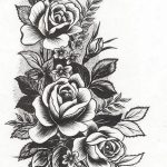 эскизы тату розы мужские 09.03.2019 №012 - tattoo sketches - tatufoto.com