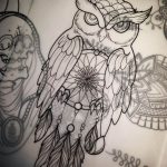 эскизы тату сова мужские 09.03.2019 №007 - tattoo sketches - tatufoto.com