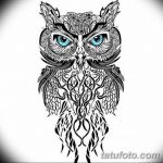 эскизы тату сова мужские 09.03.2019 №038 - tattoo sketches - tatufoto.com