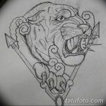 эскизы тату тигр для девушки 08.03.2019 №030 - tattoo sketches - tatufoto.com