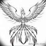эскизы тату феникса для девушек 08.03.2019 №004 - tattoo sketches - tatufoto.com